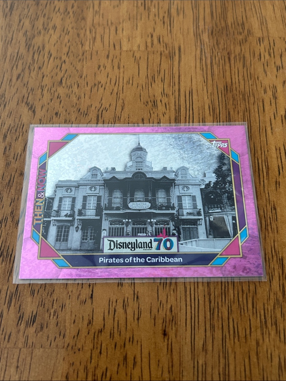 2025 Topps Disneyland 70th Anniversary Pirates of the Caribbean Pink Glitter #71